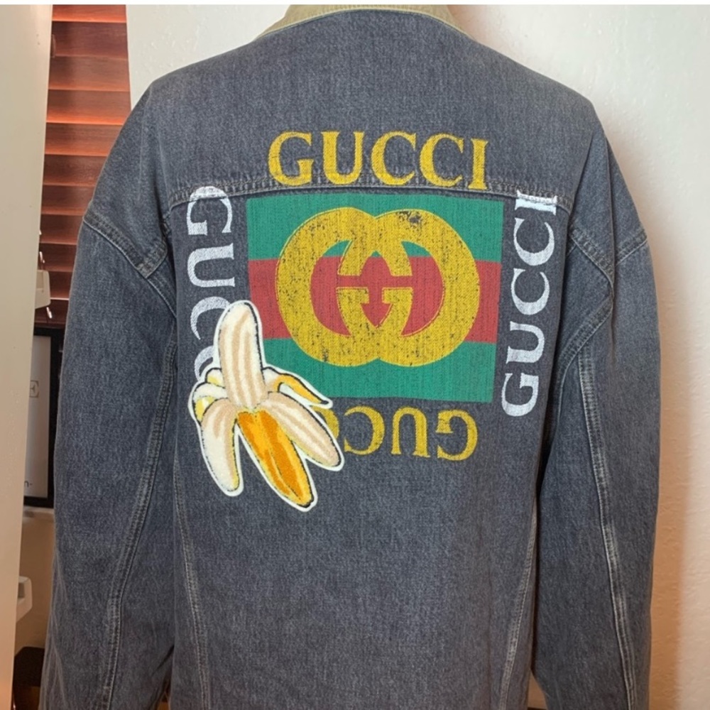 Gucci denim jacket limited edition 🍌